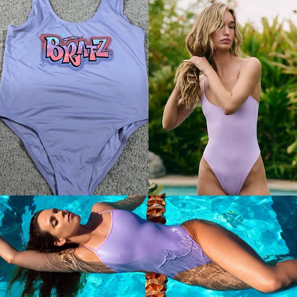 Bratz Lavender One Piece Swimsuit